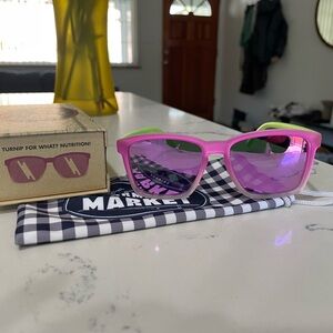 NWT Goodr Sunnies Turnip for What? Nutrition!